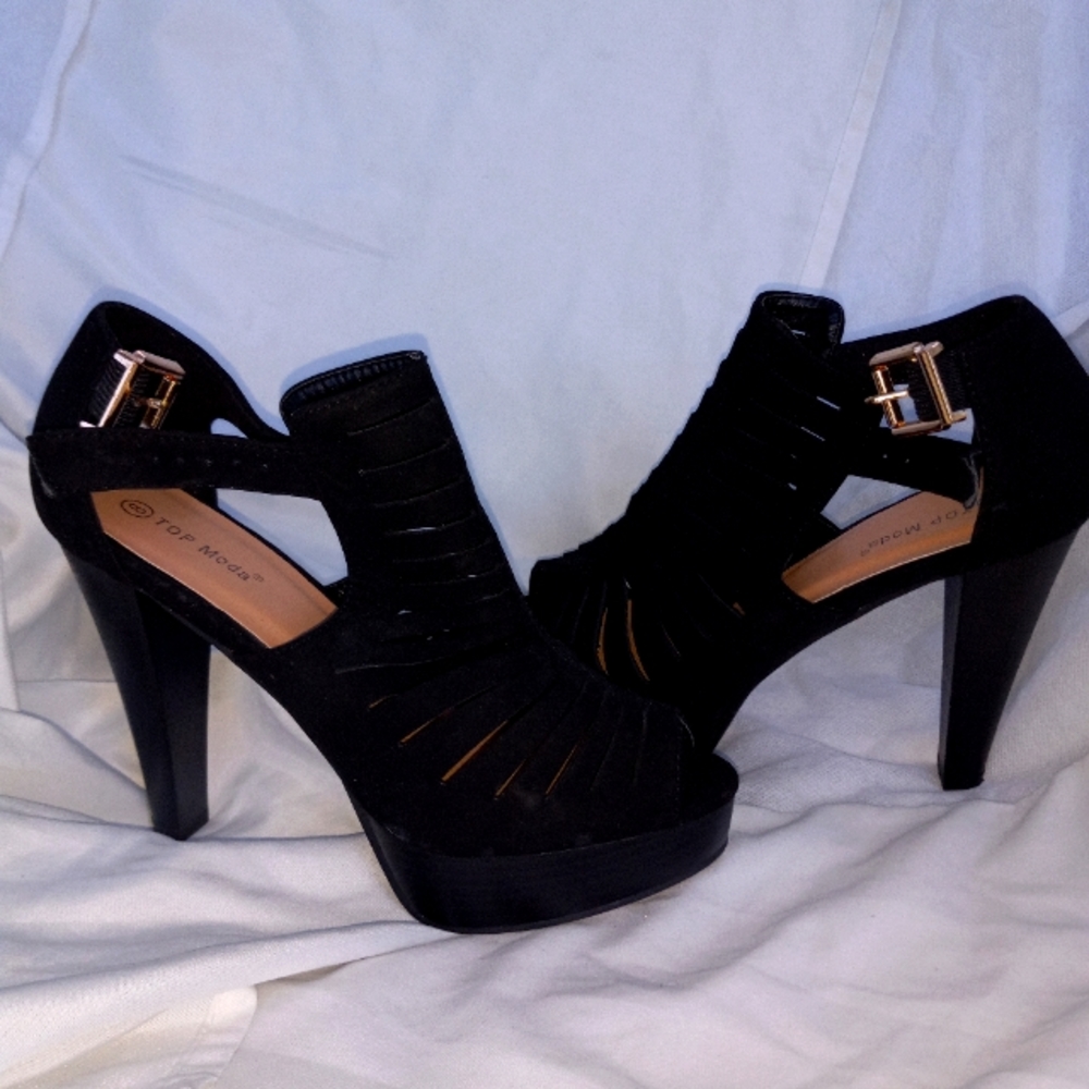 TOP Moda Women's Bootie Heel Size 8 Preowned